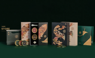 唐朝宫廷风格的尊贵食材的鱼子酱产品包装盒-樱美包装