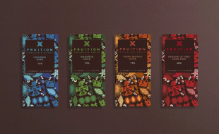  基于抽象和自然元素的插画类巧克力产品包装盒设计-樱美包装