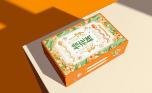 新国潮的风格设计的桂花糕食品包装盒-樱美包装