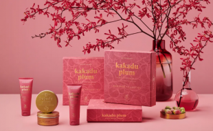 粉红少女系列的护肤化妆品包装盒设计-樱美包装