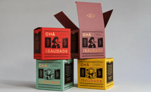 小巧精致的国外茶叶包装盒设计竟然用了茶的拼音-樱美包装