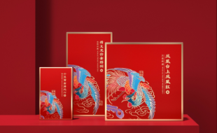 传统凤凰元素的燕窝创意新年礼盒包装-樱美包装