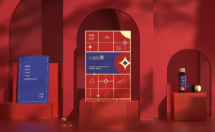 国风包装设计的美容养颜保健品包装盒-樱美包装