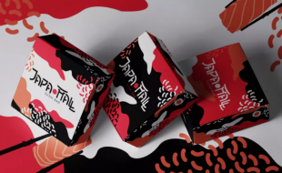巴西的日本餐厅品牌形象与产品包装盒设计-樱美包装