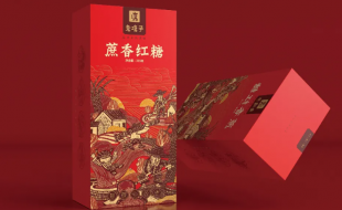 以乡村田园风光为题材的养生红糖产品包装盒设计-樱美包装