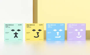 清新治愈的宠物表情包产品包装盒-樱美包装