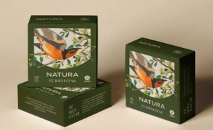 轻松休闲的鸟类插画的茶叶包装盒设计-樱美包装