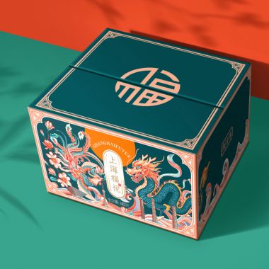 龙凤创意食品礼盒